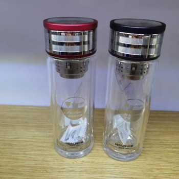 西安廣告禮品杯定制 雙層玻璃杯 保溫杯 可免費設(shè)計印字